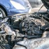 Policija aiškinasi, kas padegė kauniečio „Opel“