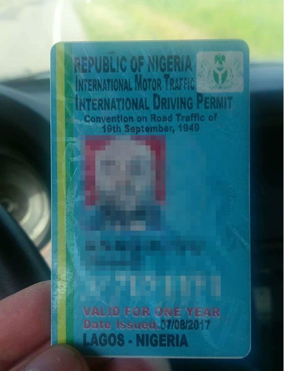 Nigerijos pilietis pateikė neegzistuojantį vairuotojo pažymėjimą