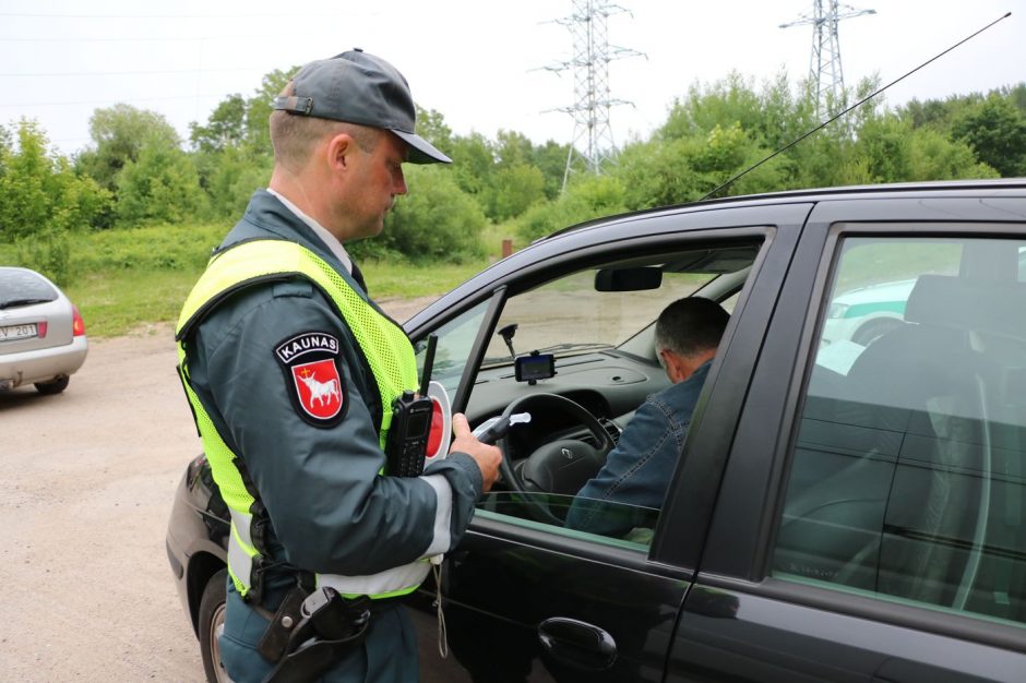 Savaitgalį Kauno apskrityje – neblaivių vairuotojų medžioklė