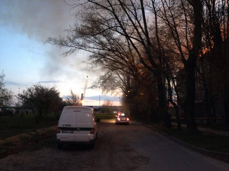 Klaipėdoje liepsnojo buvęs moksleivių saviraiškos centras