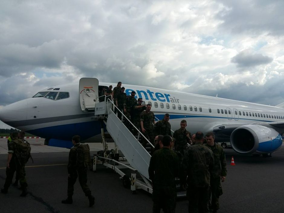 Į Lietuvą atvyko Norvegijos kariai 