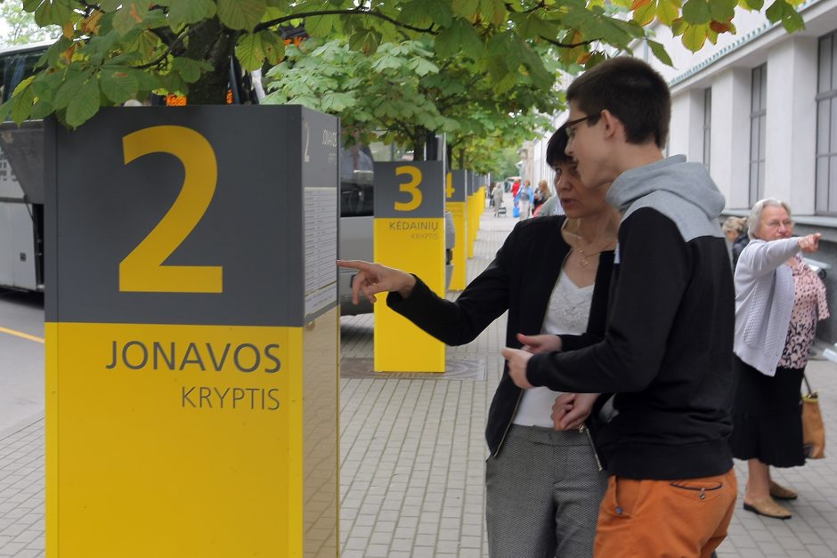 Atidaryta laikina Kauno autobusų stotis