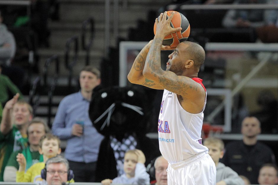 Eurolyga: Kauno „Žalgiris“ –  Maskvos CSKA 59:94