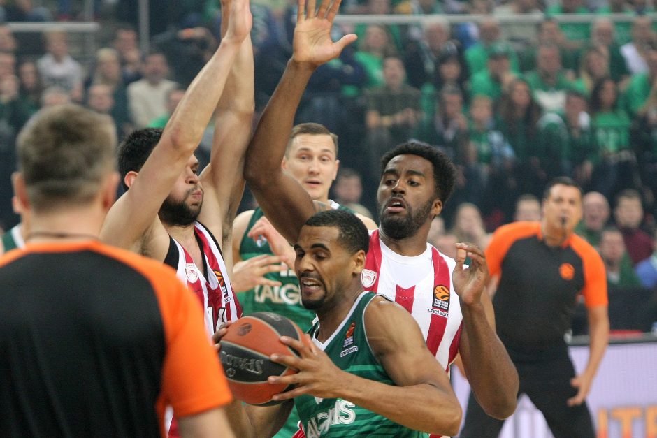 Eurolyga: „Žalgiris“ – „Olympiakos“ 101:91