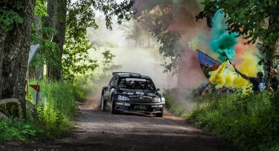 „Rally Latvija” sprogusia padanga važiavęs B. Vanagas – ketvirtas