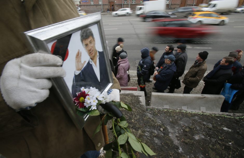 Atsisveikinimas su B. Nemcovu