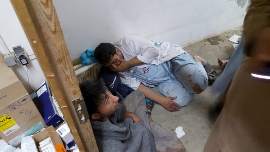 Afganistane bombarduota ligoninė