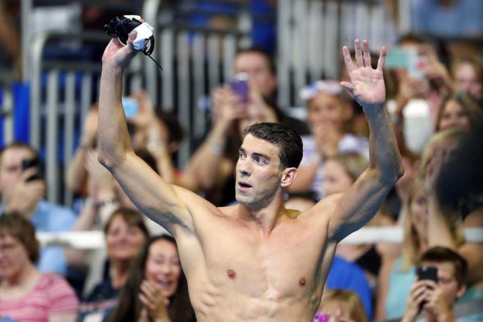 JAV plaukikas M. Phelpsas jau penktą kartą dalyvaus olimpiadoje