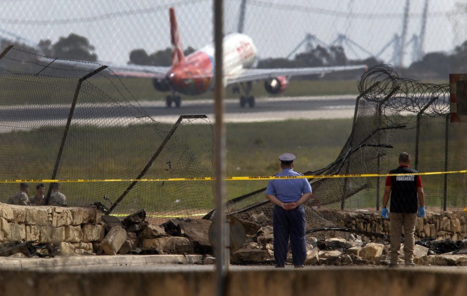 Prancūzijos lėktuvo katastrofa Maltoje užminė mįslių