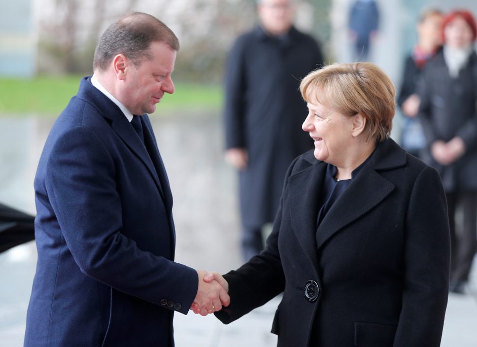 A. Merkel žada paramą, bet nekalba apie Astravo AE blokavimą