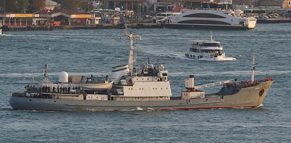 Juodojoje jūroje nuskendo Rusijos karo laivas 
