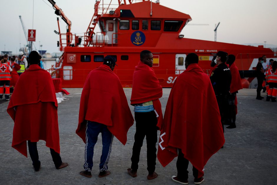 Viduržemio jūroje iš septynių laivelių išgelbėta per 300 migrantų