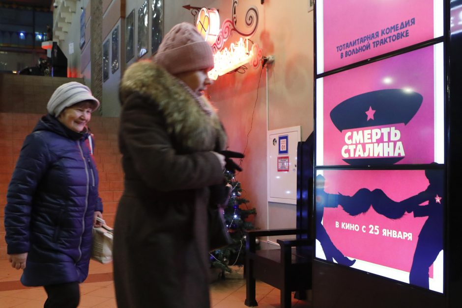 Rusijoje uždraustas filmas „Stalino mirtis“ Baltarusijoje bus rodomas