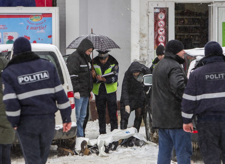 Moldovos sostinėje per sprogimą parduotuvėje žuvo du žmonės