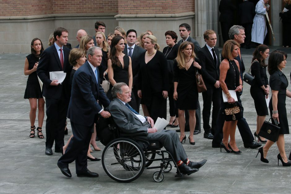 Atsisveikinimas su B. Bush 