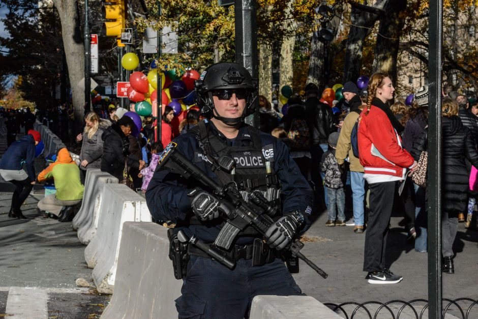 Niujorke per Padėkos dienos paradą bus imtasi antiteroristinių priemonių