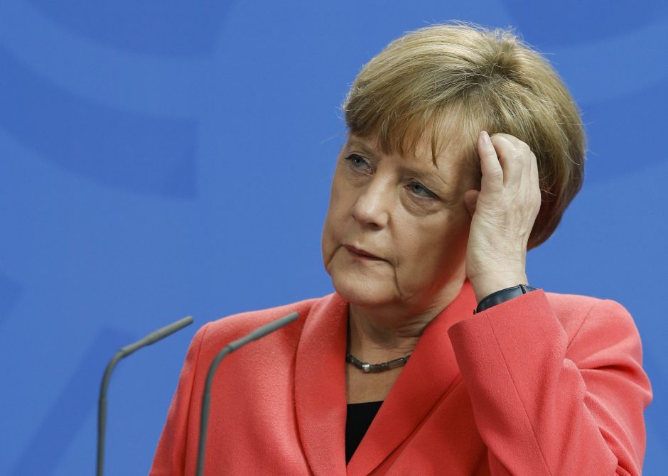A. Merkel: jeigu euras žlugs, žlugs ir Europa