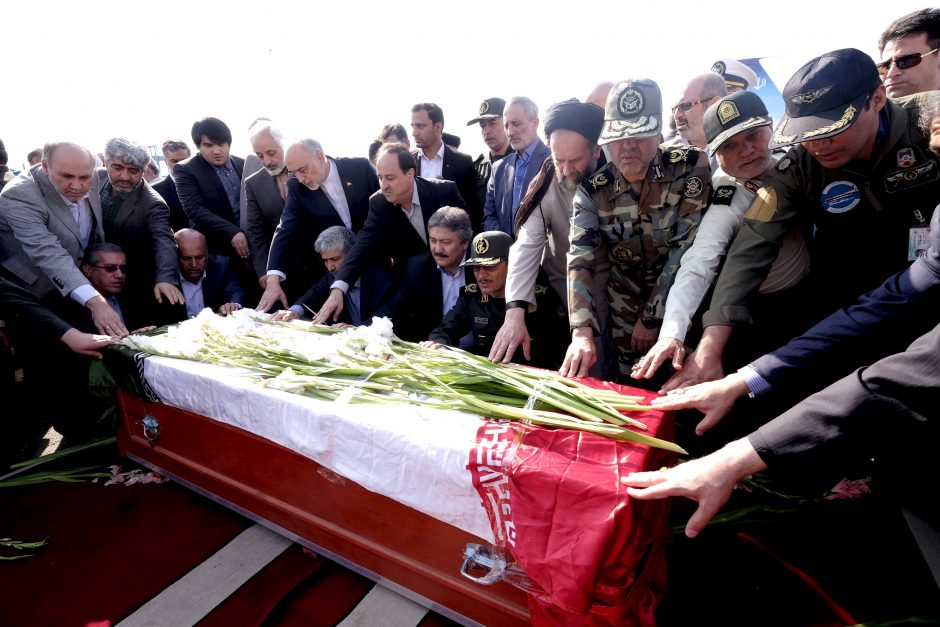 Į Iraną sugrąžinta pirmoji per hadžą Sado Arabijoje žuvusių maldininkų grupė