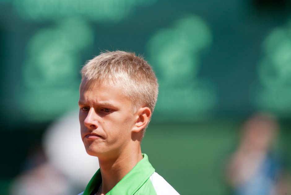 L. Mugevičius nepateko į teniso turnyro Rumunijoje ketvirtfinalį