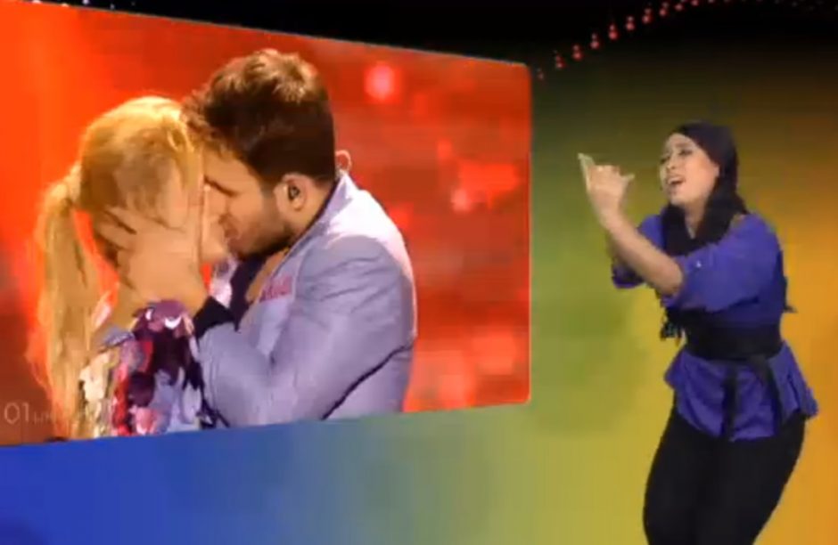 Lietuvos atstovų „Eurovizijoje“ dainą atliko gestų kalba