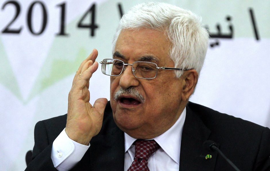 Palestiniečių prezidentas atsidūrė ligoninėje