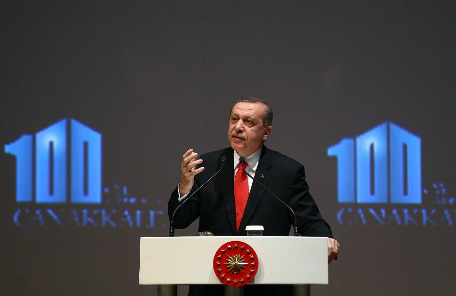 Turkijos prezidentas „New York Times“ dienraščiui: žinokite savo vietą