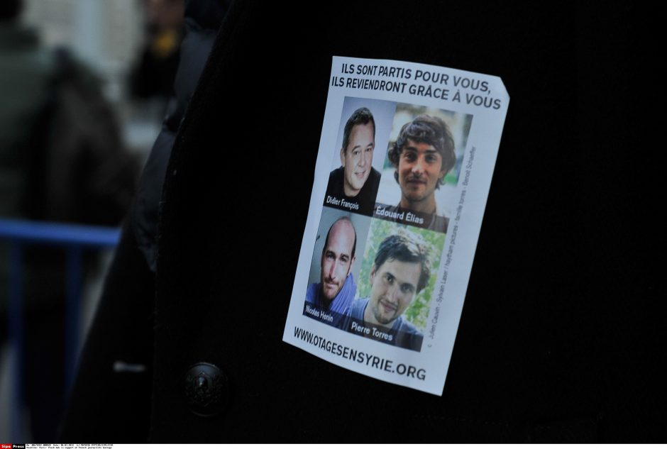 Pernai pagrobti Prancūzijos žurnalistai rasti Turkijoje prie sienos su Sirija