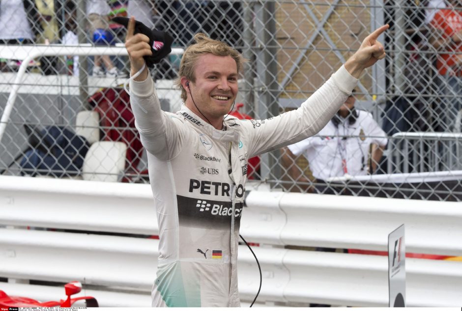 „Formulės 1“ šeštąjį etapą Monake laimėjo Vokietijos lenktynininkas