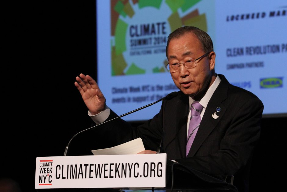 JT klimato forume pasaulio lyderiai bus raginami keisti politiką