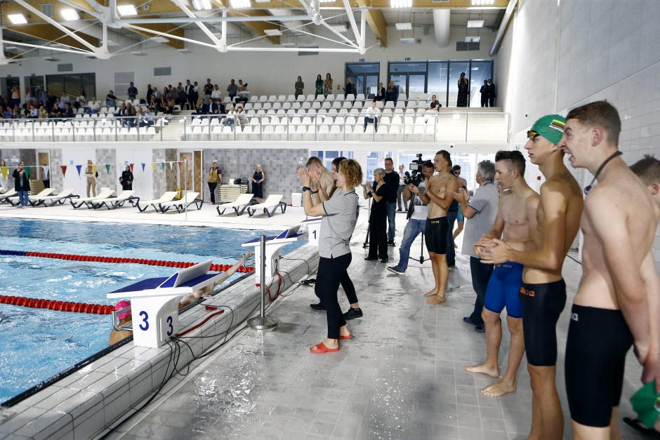 Klaipėdos baseino atidarymas – ant vandens
