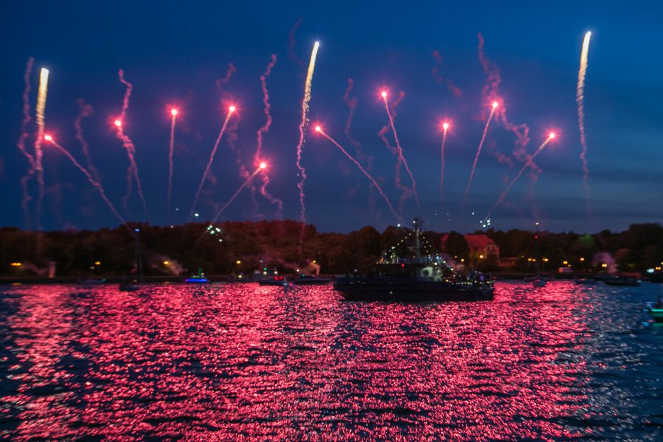 Laivų paradas vainikavo šventinių renginių kupiną Klaipėdos dieną