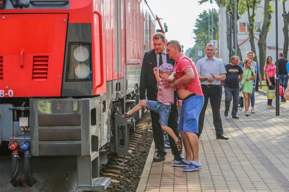 Geležinkelininkai miestiečiams dovanojo šventę