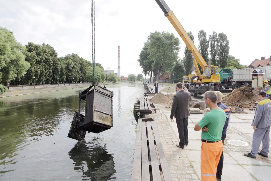 Iki gruodžio Klaipėdoje planuojama išvalyti Danės upę 