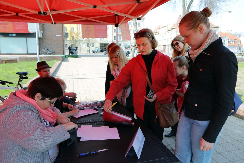 Klaipėdoje – bendras šokis vardan paramos ligoniams