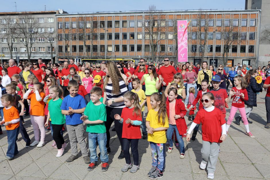 Klaipėdoje – bendras šokis vardan paramos ligoniams