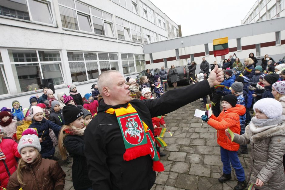 Mažieji patriotai jau atšventė Nepriklausomybės dieną