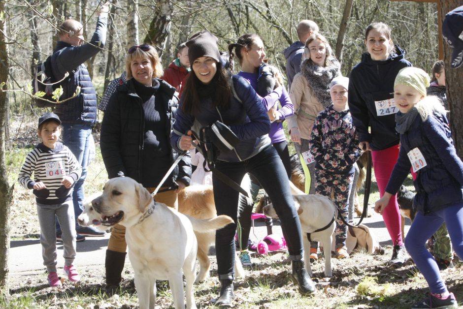 Šuns diena Klaipėdoje paminėta bėgimu su augintiniais