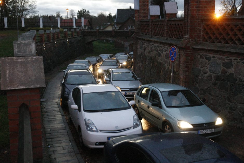 Šimtai moliūgų nušvito Švėkšnos parke