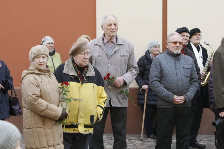 Legendiniam aktoriui V. Kancleriui – memorialinė lenta