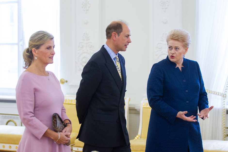 D. Grybauskaitė su britų princu kalbėjo ir apie Lietuvos okupaciją 
