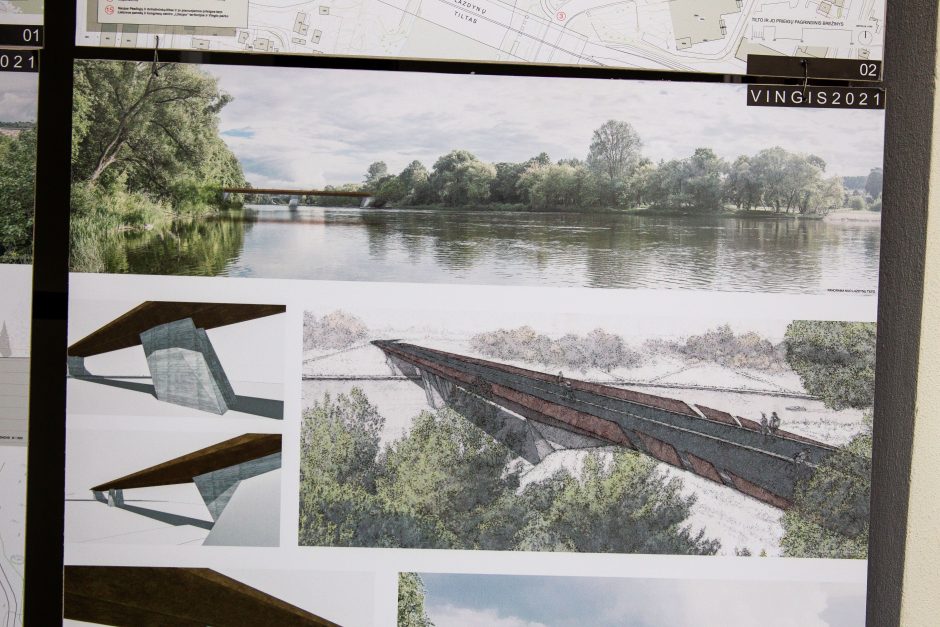Paaiškėjo, kokį pėsčiųjų tiltą per Nerį statys Vilnius