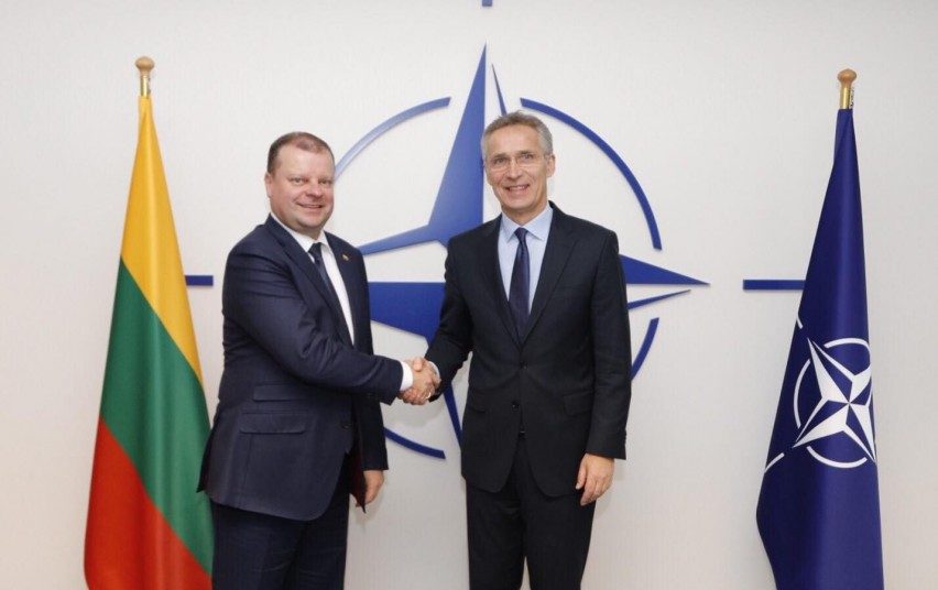 S. Skvernelis ragina NATO stiprinti Baltijos šalių oro gynybą