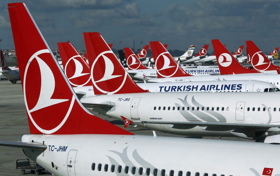 „Turkish Airlines“ atšaukė skrydį iš Stambulo į Vilnių