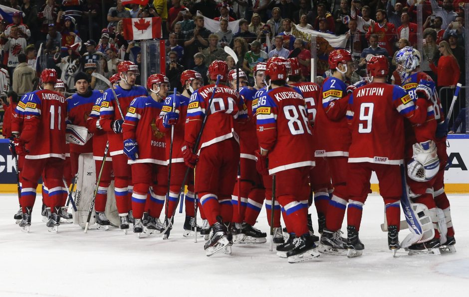 Pasaulio ledo ritulio čempionato bronza – rusams
