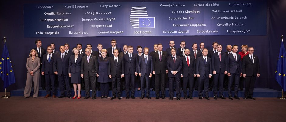 Prezidentė dalyvauja Europos Vadovų Tarybos posėdyje