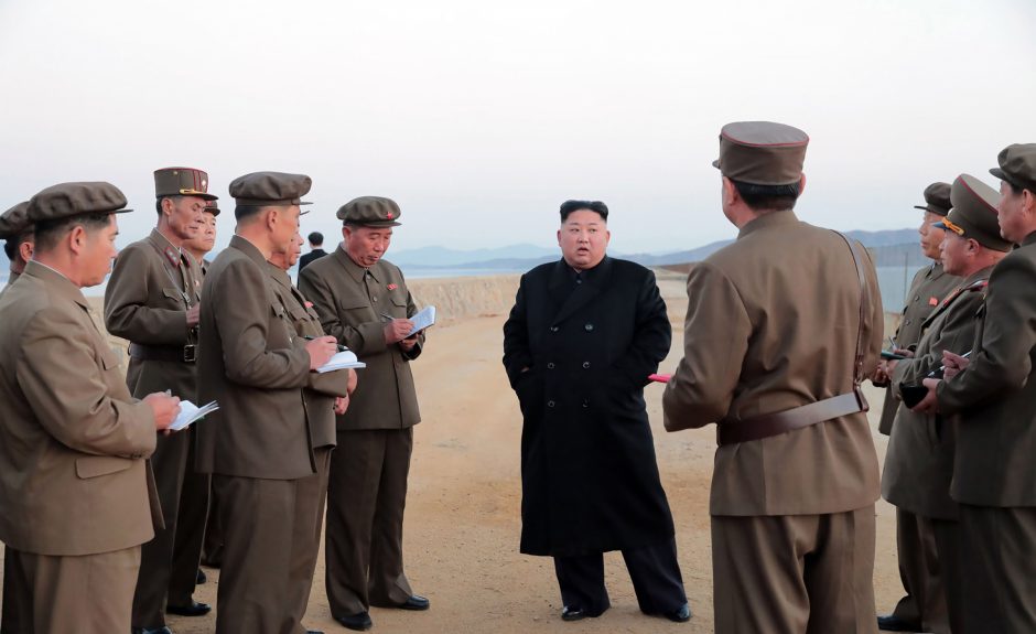 Šiaurės Korėja išbandė naują modernų taktinį ginklą
