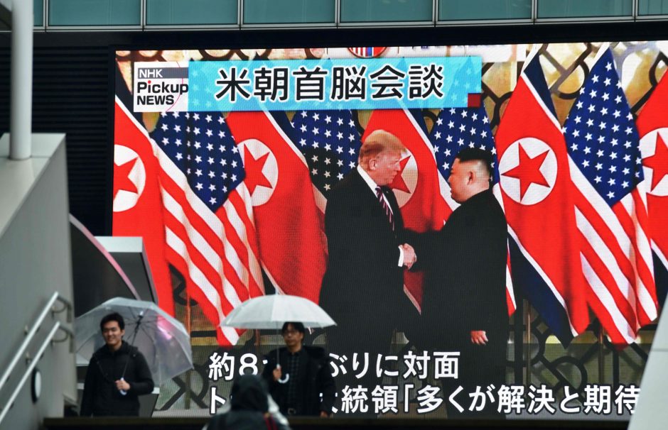 Netikėta D. Trumpo ir Kim Jong Uno derybų pabaiga: susitarimas nepasiektas