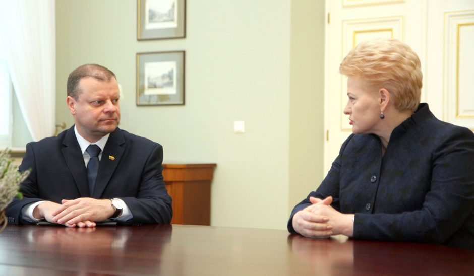 Premjeras apie prezidentę: 10 metų Lietuvoje buvo vienintelis neklydęs žmogus