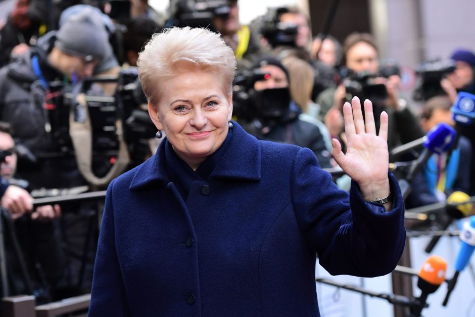 D. Grybauskaitė: jei JAV izoliuosis, Rusija užims jos vietą