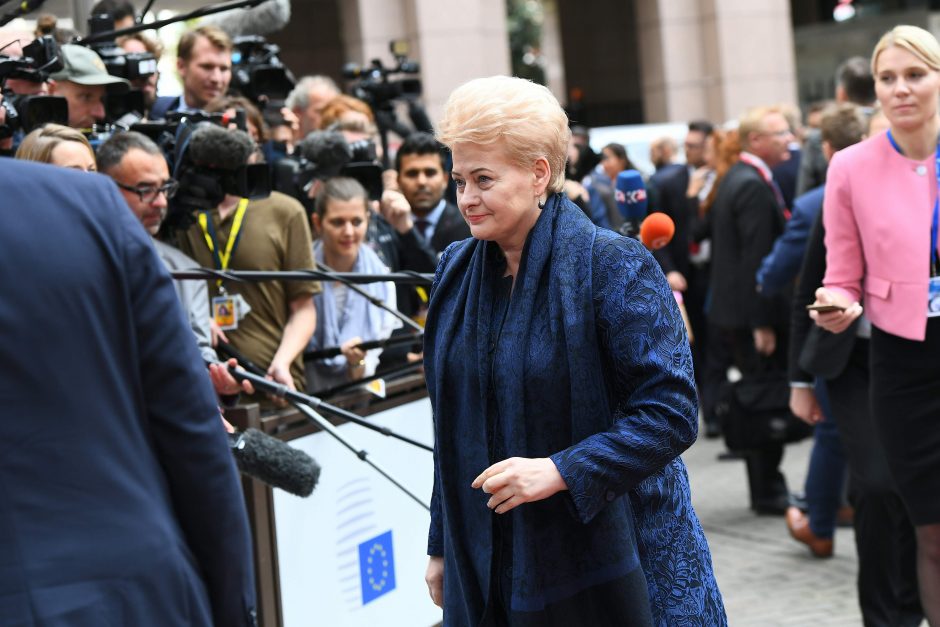 D. Grybauskaitė: ES ir britų derybose reikia pereiti nuo kalbų prie darbų